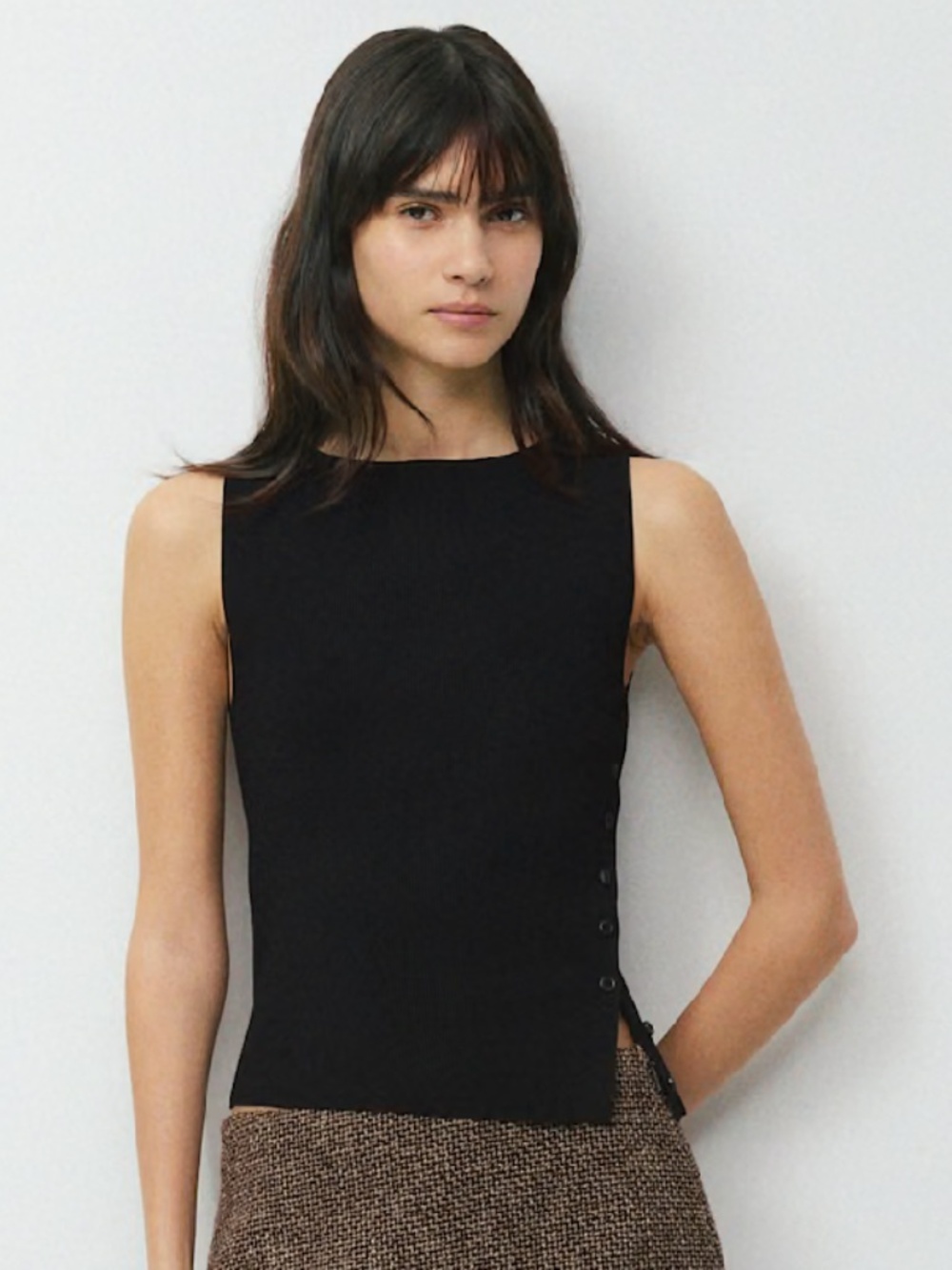 Aritzia Wilfred KINDRED top | 2XS | BLACK